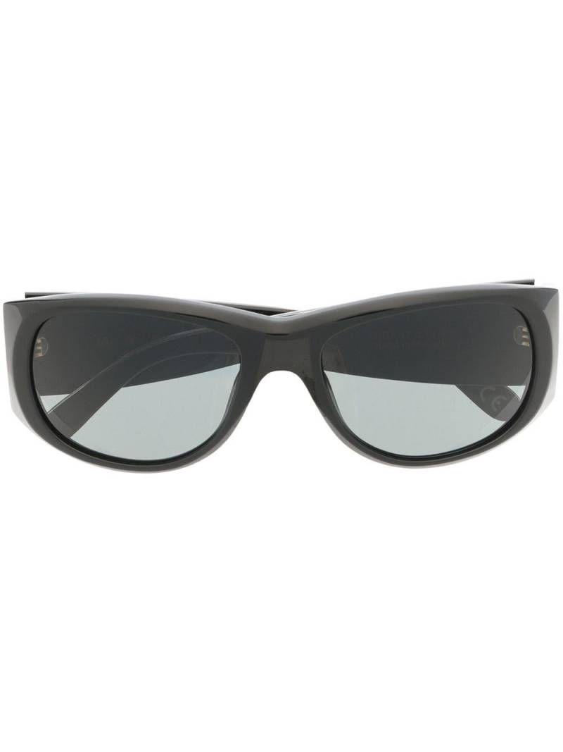 Marni Eyewear wide-arm oval sunglasses - Black von Marni Eyewear