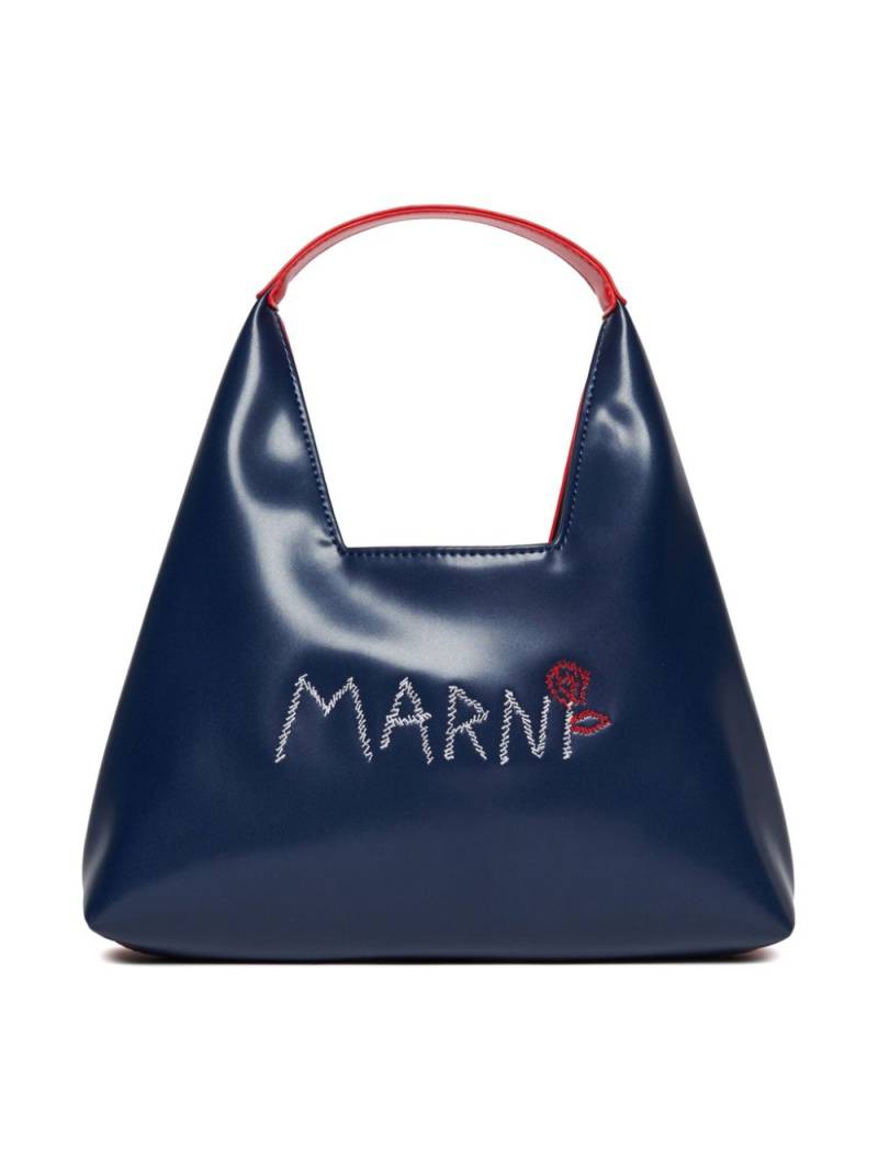 Marni Kids Diamond shoulder bag - Blue von Marni Kids