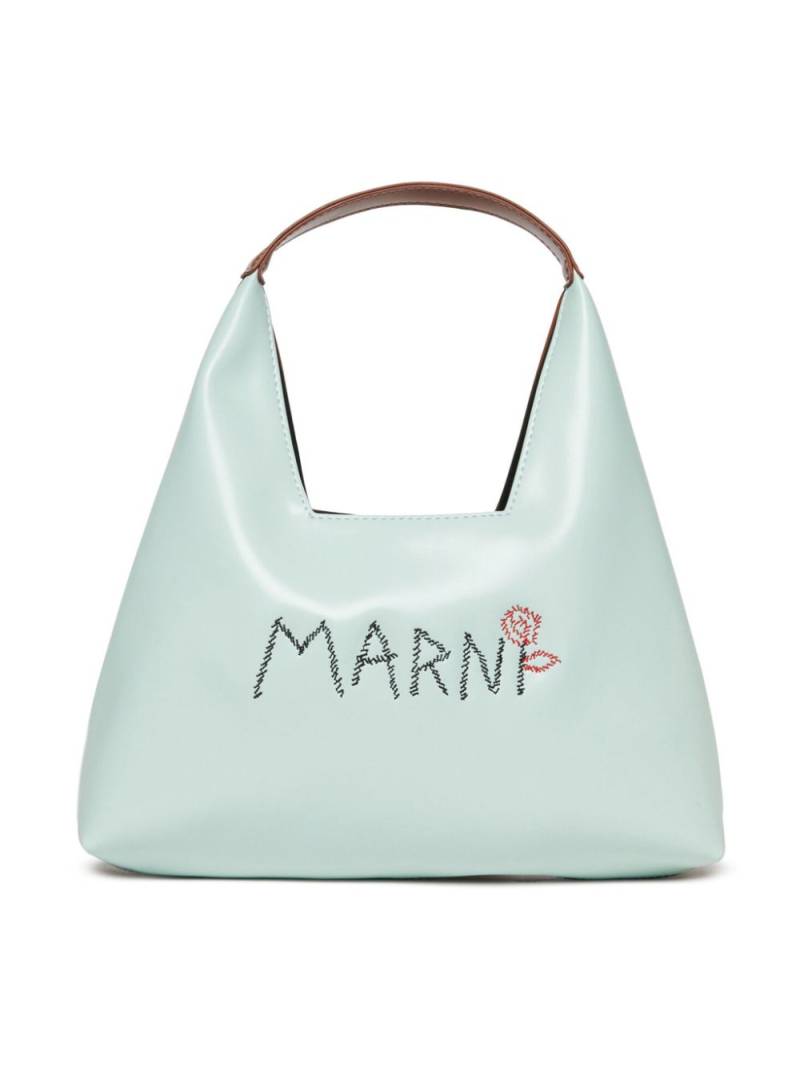 Marni Kids Diamond shoulder bag - Blue von Marni Kids