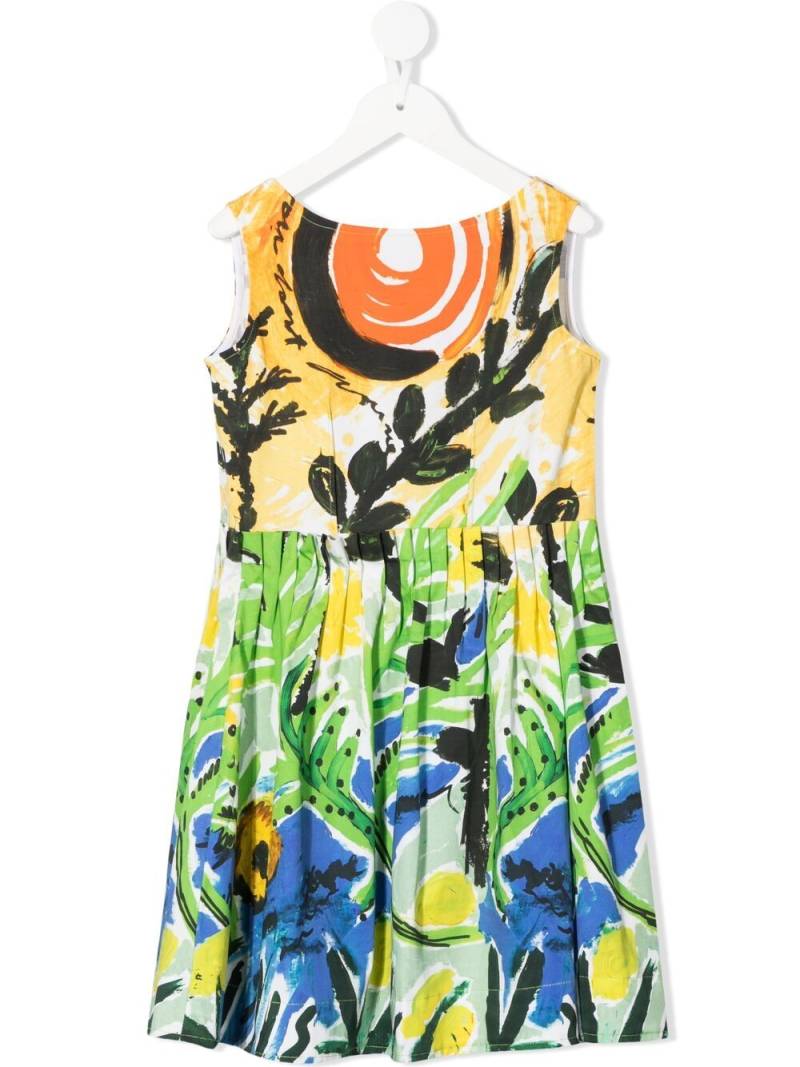 Marni Kids all-over print dress - Green von Marni Kids