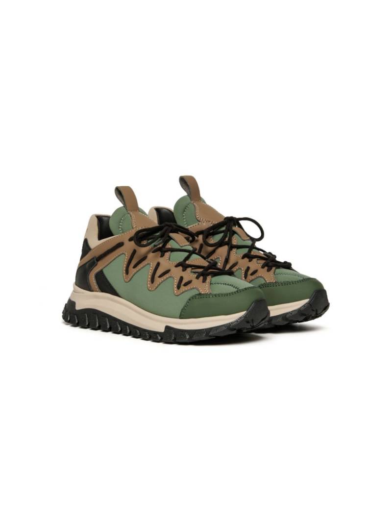 Marni Kids colour-blocked sneakers - Green von Marni Kids