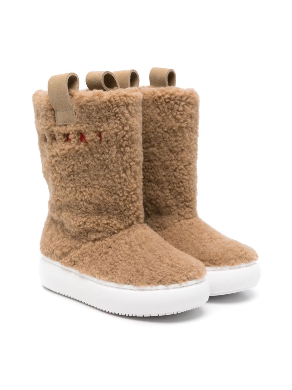 Marni Kids faux-fur boots - Brown von Marni Kids