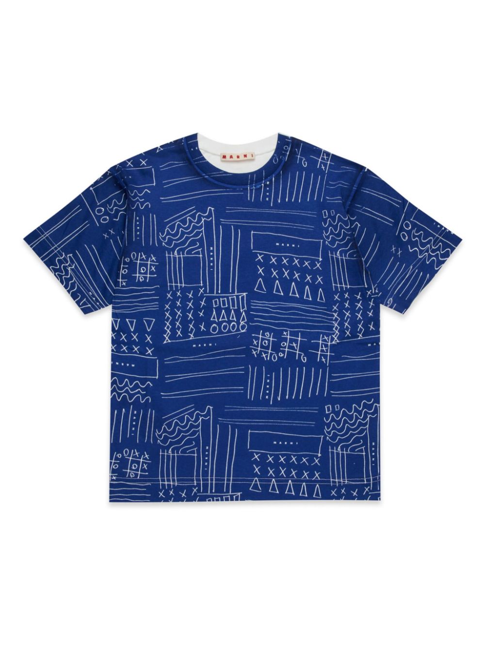 Marni Kids graphic-print T-shirt - Blue von Marni Kids