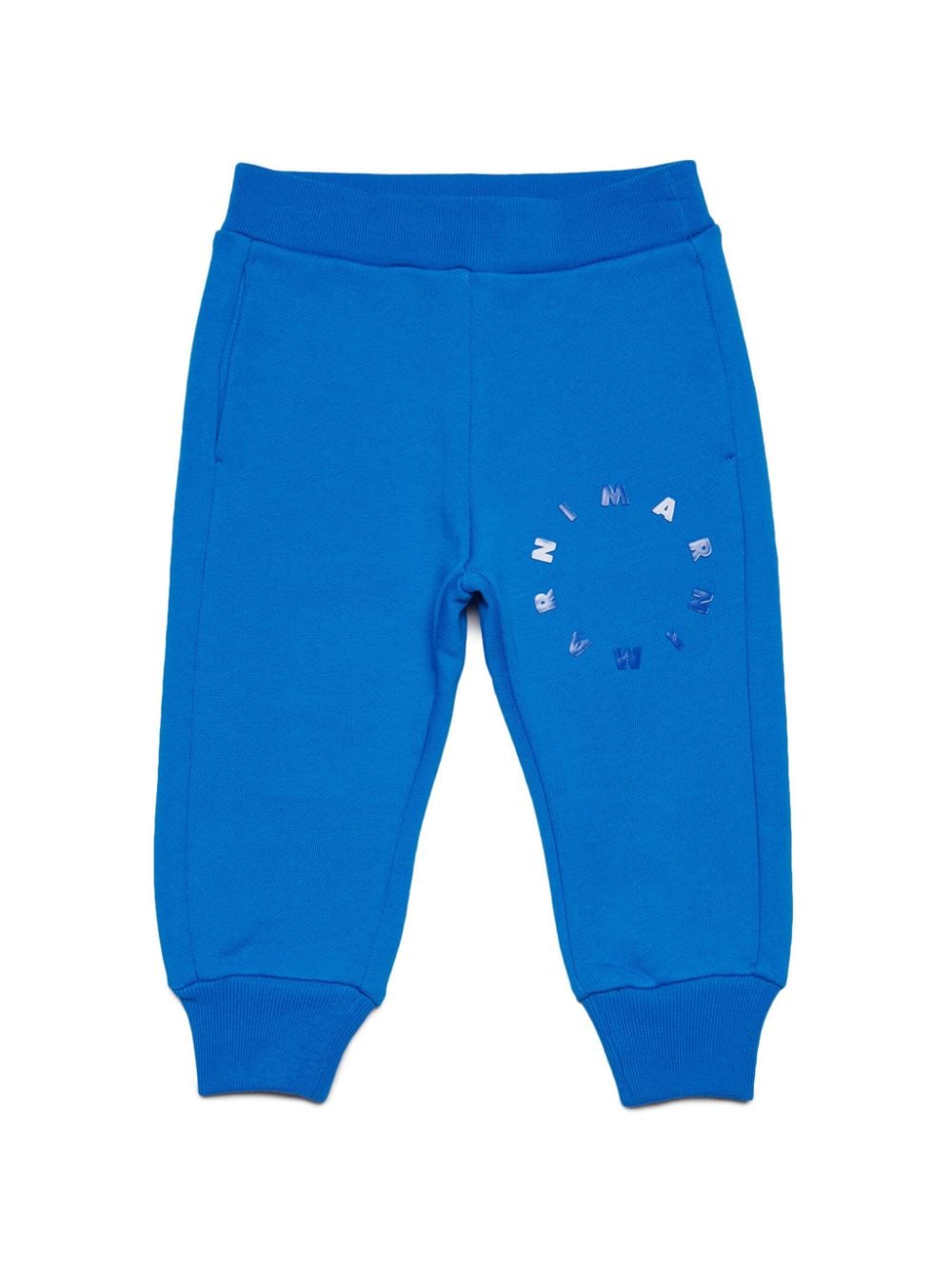 Marni Kids logo-appliqué track pants - Blue von Marni Kids