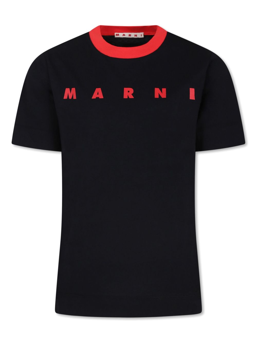 Marni Kids logo-print cotton T-shirt - Black von Marni Kids