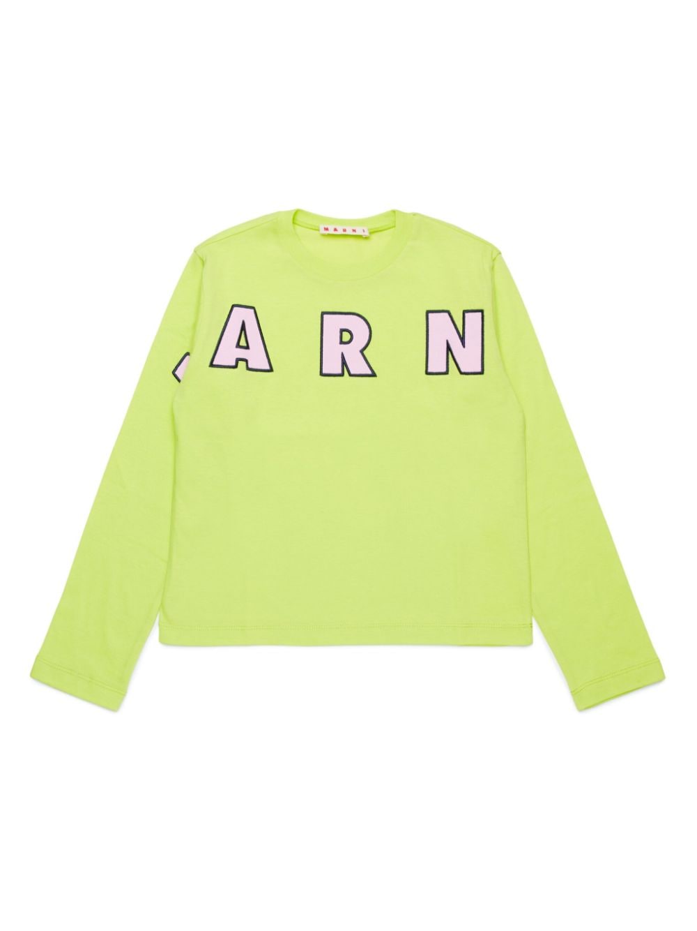 Marni Kids logo-print cotton T-shirt - Green von Marni Kids