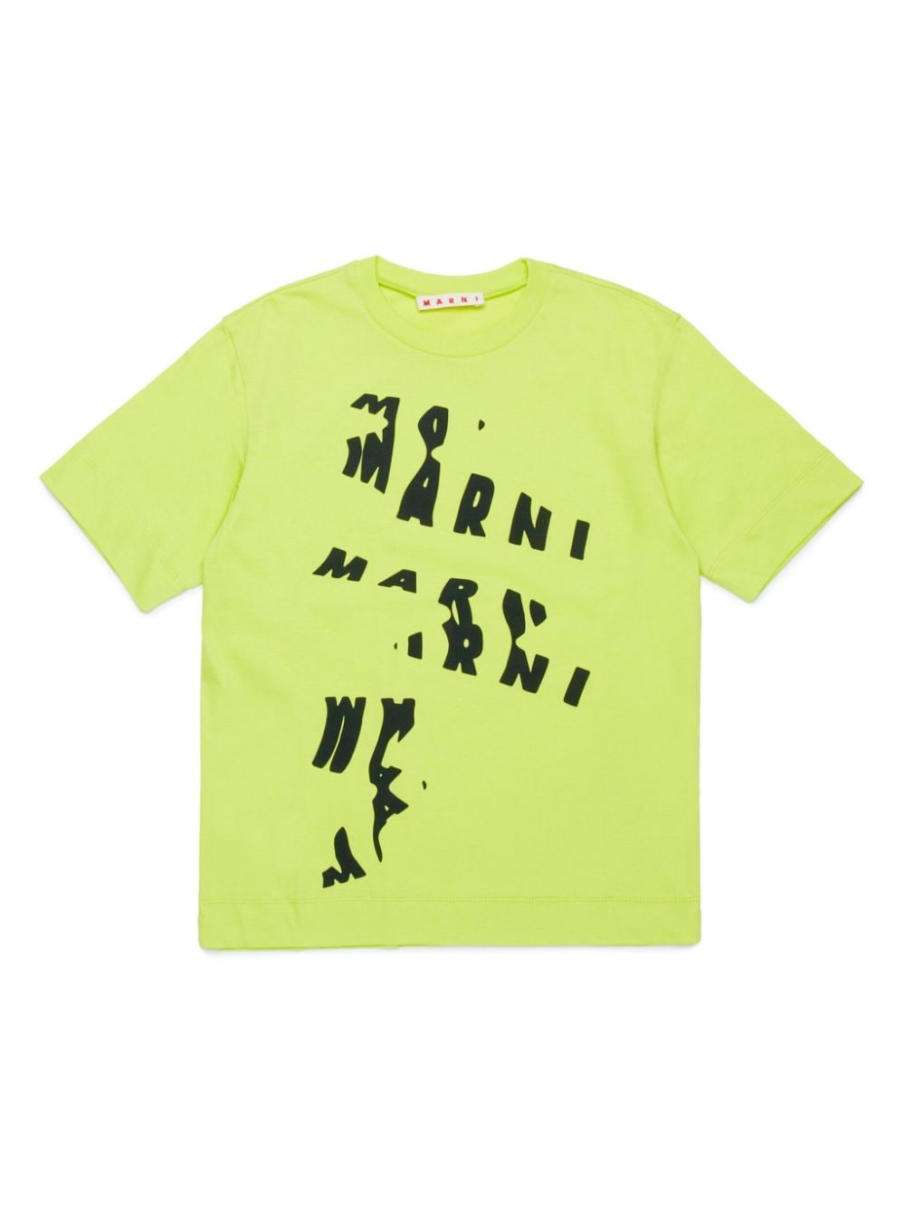 Marni Kids logo-print cotton T-shirt - Green von Marni Kids