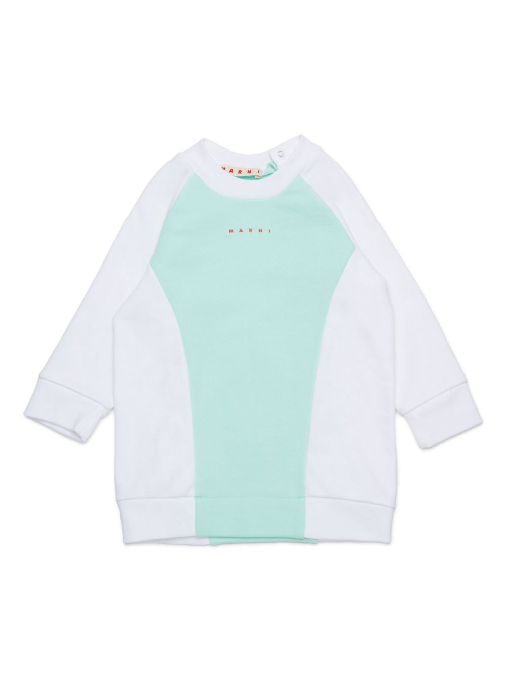 Marni Kids logo-print dress - Green von Marni Kids