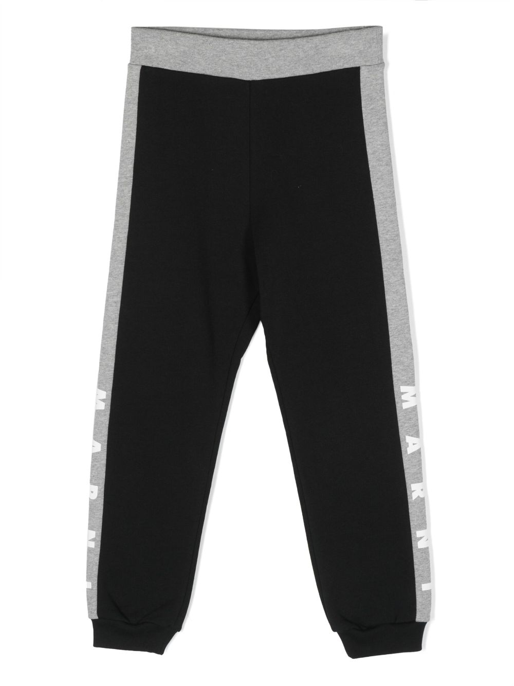 Marni Kids logo-print fleece track pants - Black von Marni Kids