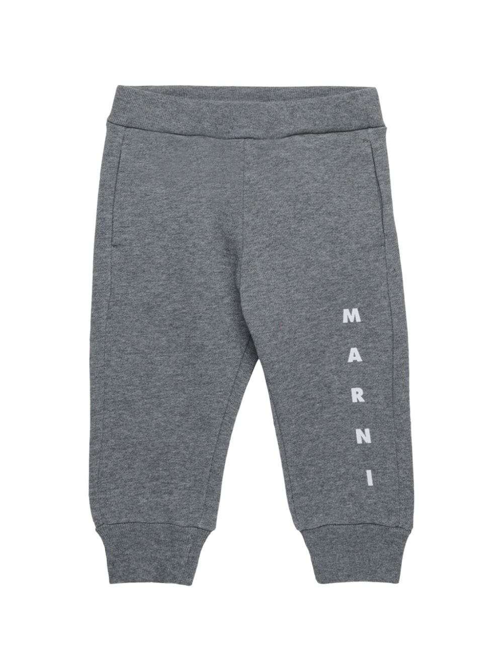 Marni Kids logo-print leggings - Grey von Marni Kids