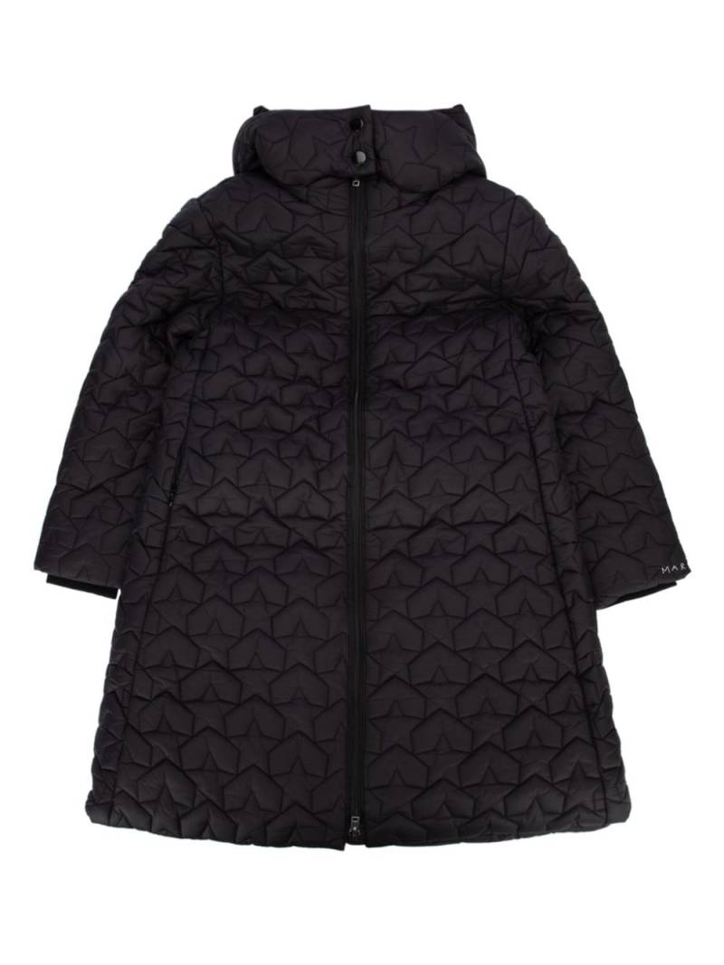 Marni Kids logo-print padded coat - Black von Marni Kids