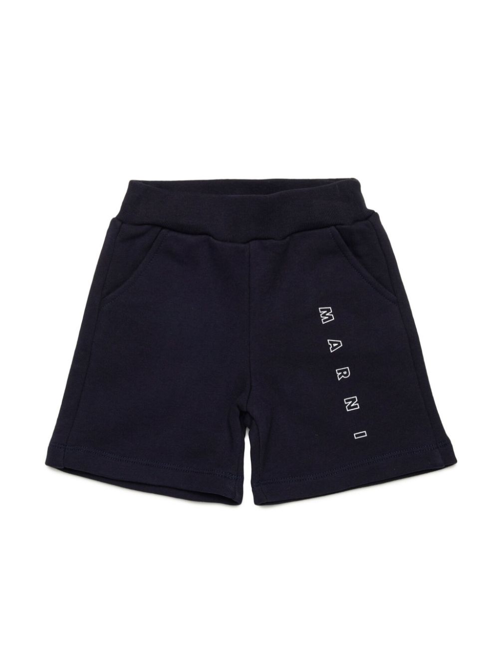 Marni Kids logo-print shorts - Black von Marni Kids