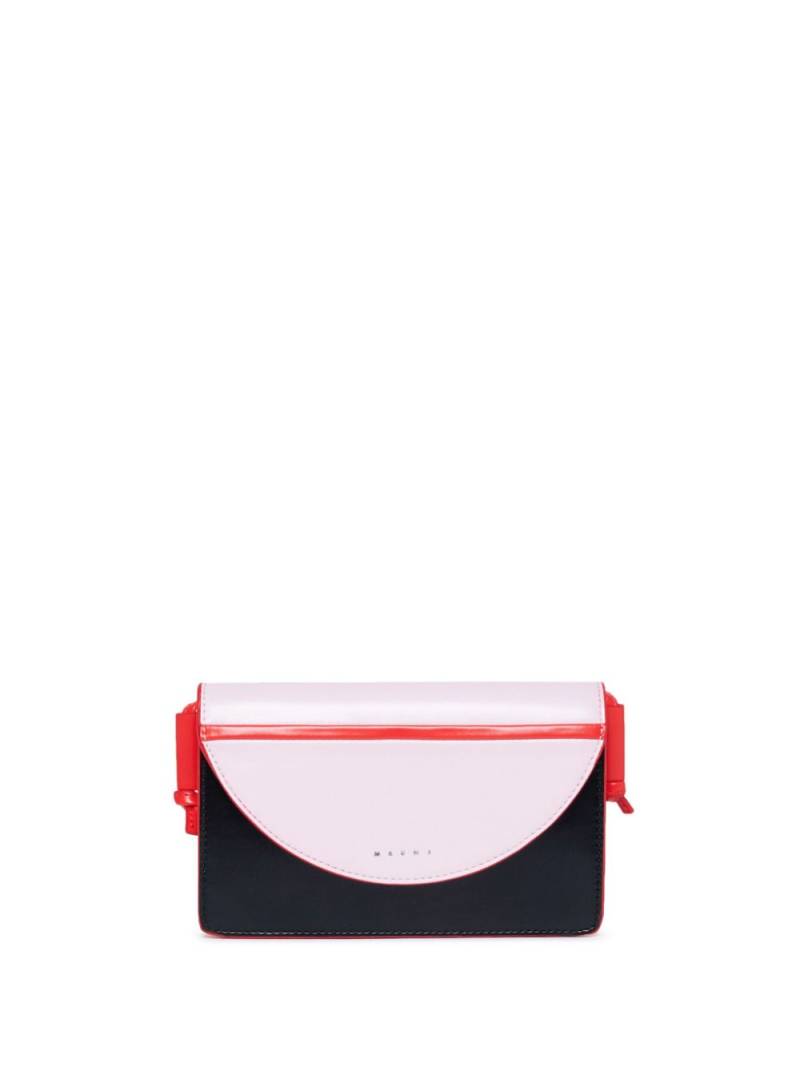 Marni Kids logo-print shoulder bag - Red von Marni Kids