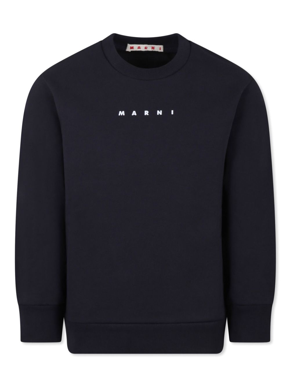 Marni Kids logo-print sweatshirt - Blue von Marni Kids