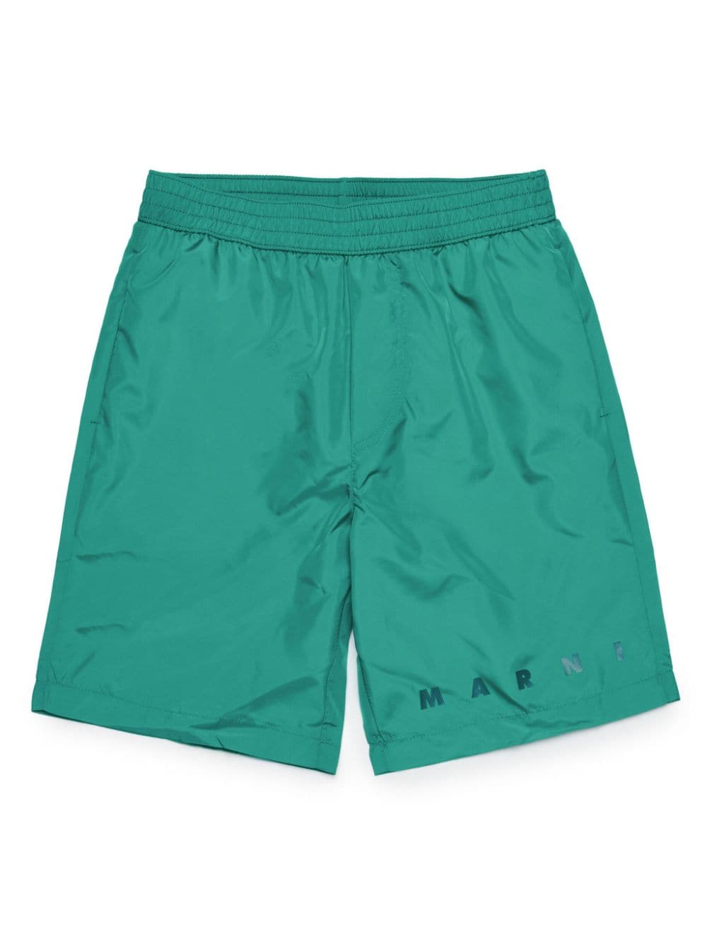 Marni Kids logo-print swim shorts - Green von Marni Kids