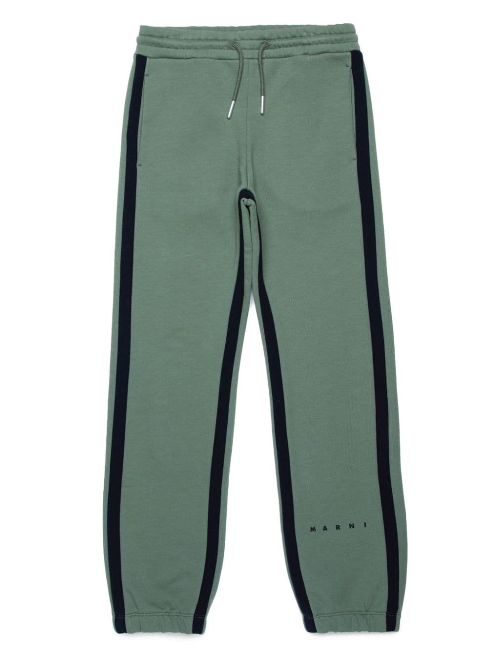 Marni Kids logo-print track pants - Green von Marni Kids