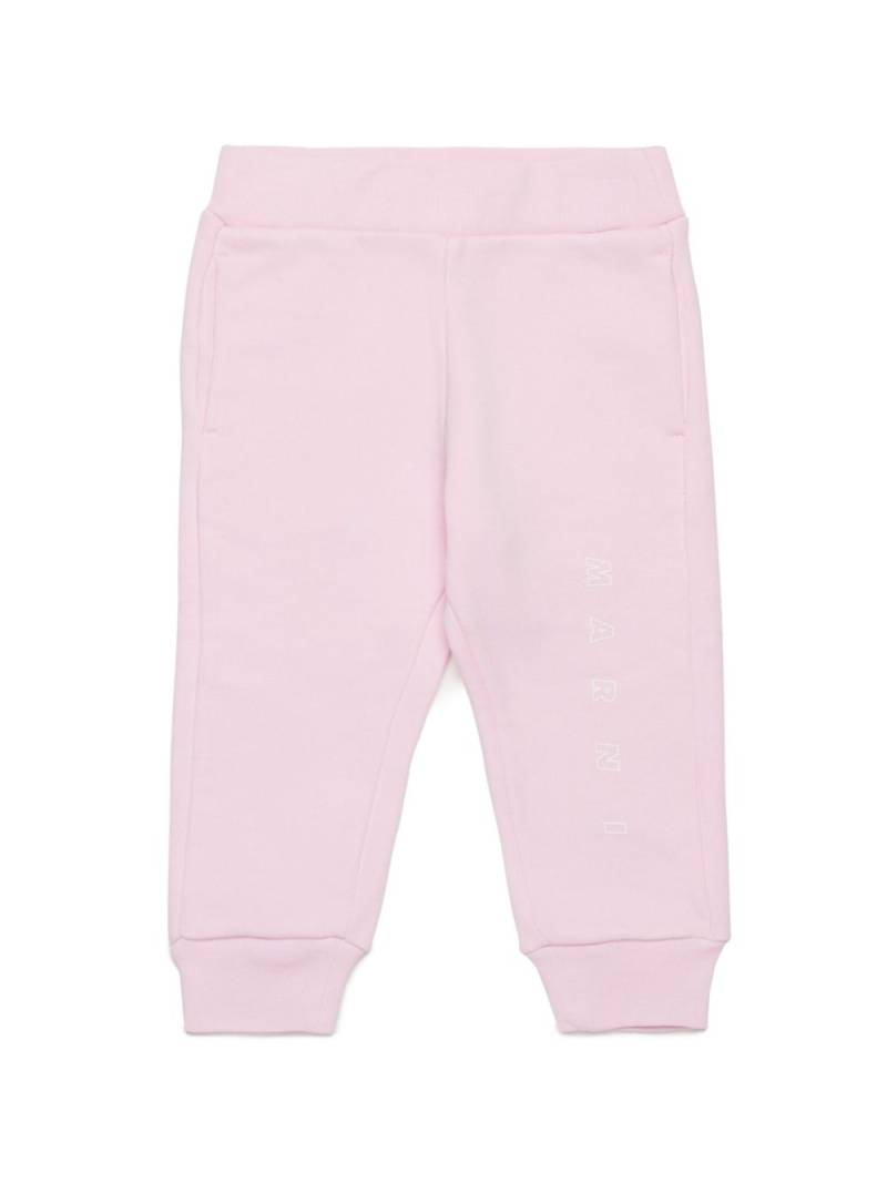 Marni Kids logo-print track pants - Pink von Marni Kids