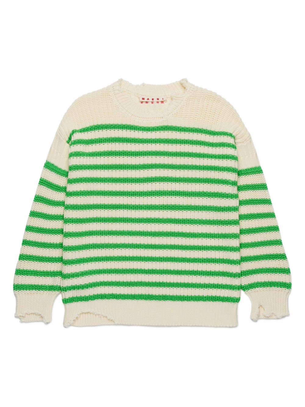 Marni Kids striped sweater - Neutrals von Marni Kids