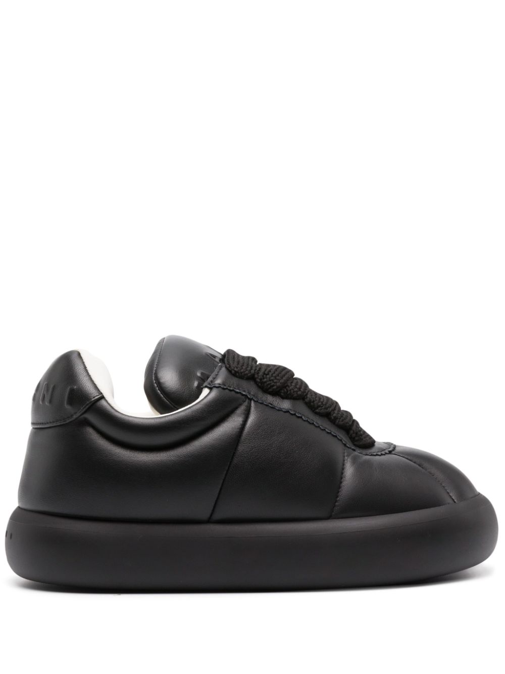 Marni BigFoot 2.0 padded leather sneakers - Black von Marni