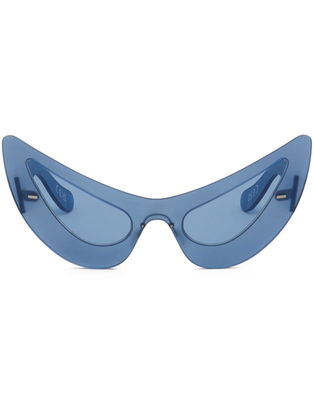 Marni Char Dham cat-eye sunglasses - Blue von Marni