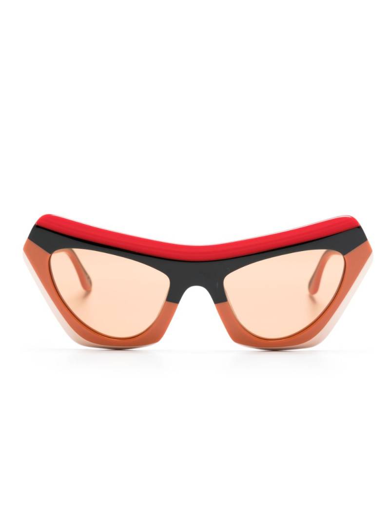 Marni Devil's Pool cat-eye frame sunglasses - Orange von Marni