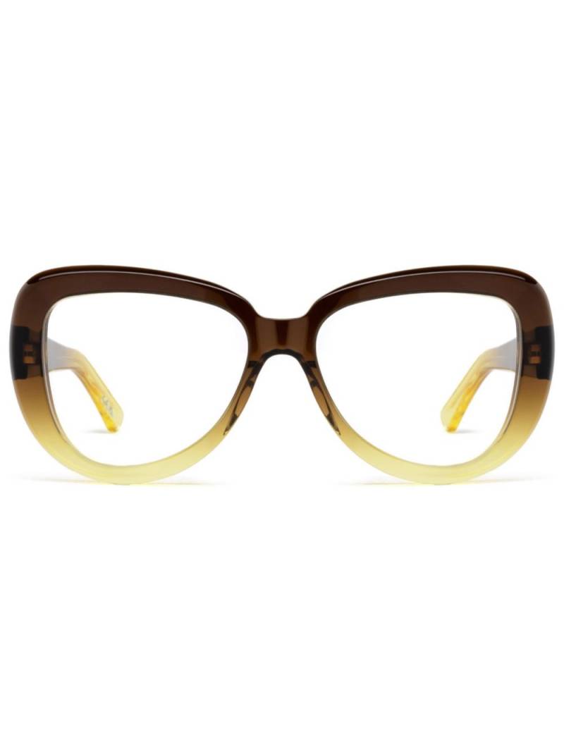 Marni Elephant Island square-frame glasses - Yellow von Marni