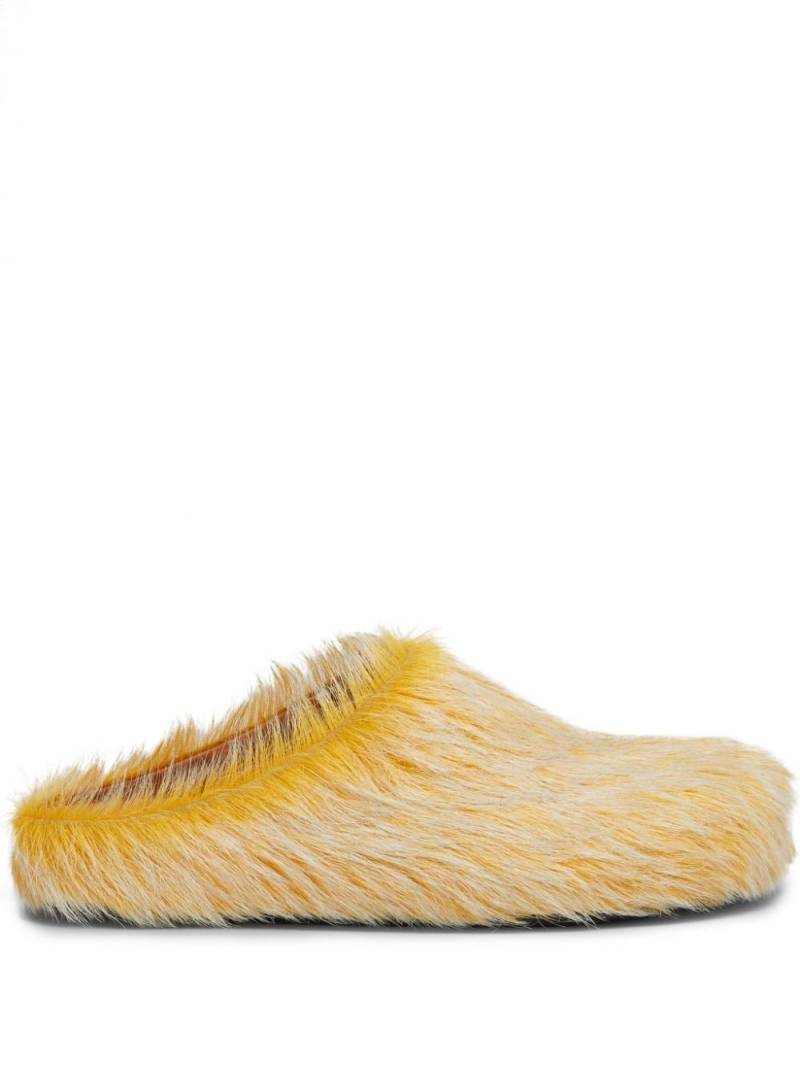 Marni Fussbett mules - Yellow von Marni