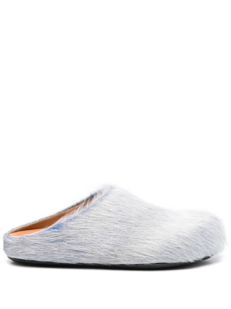 Marni Fussbett sabot mules - Blue von Marni