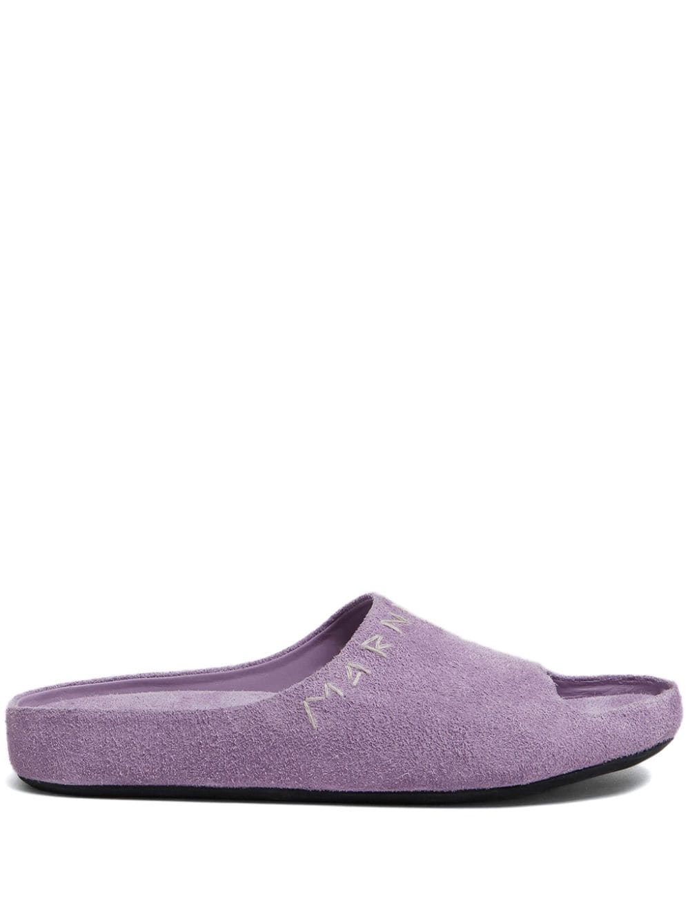 Marni Fusslide suede sandals - Purple von Marni