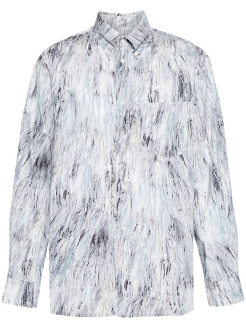 Marni Fuzzy Crayon shirt - Blue von Marni