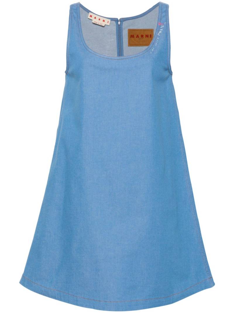 Marni Kleid denim minidress - Blue von Marni