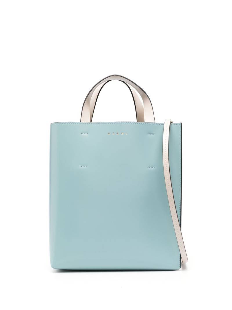 Marni Museo colour-block tote - Blue von Marni