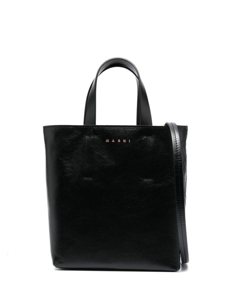 Marni Museo leather tote bag - Black von Marni