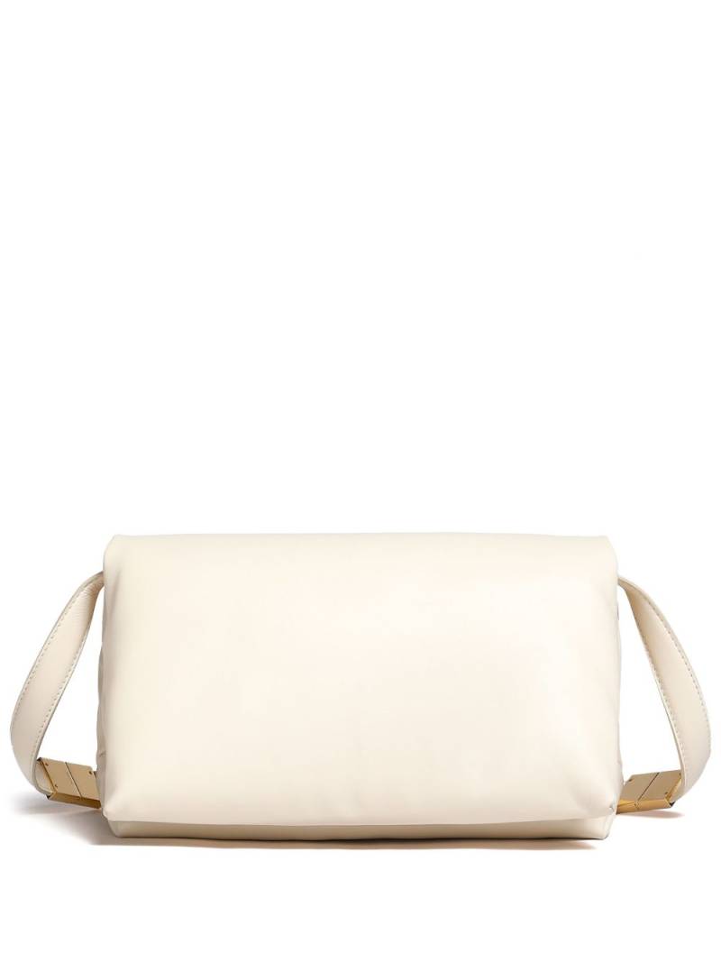 Marni Prisma leather shoulder bag - Neutrals von Marni