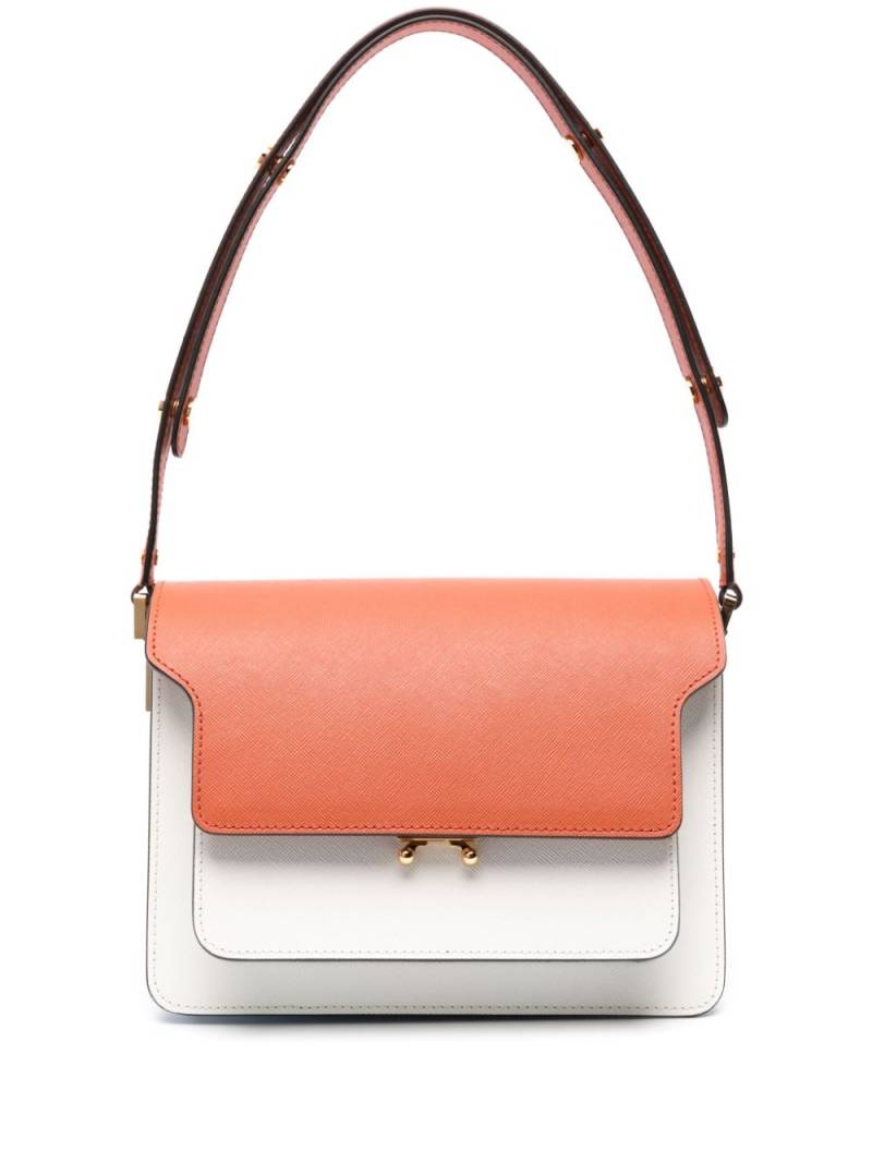 Marni Trunk colour-block crossbody bag - Orange von Marni