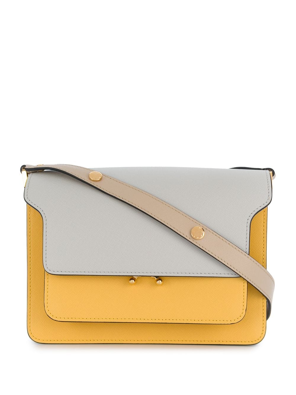 Marni Trunk crossbody bag - Yellow von Marni