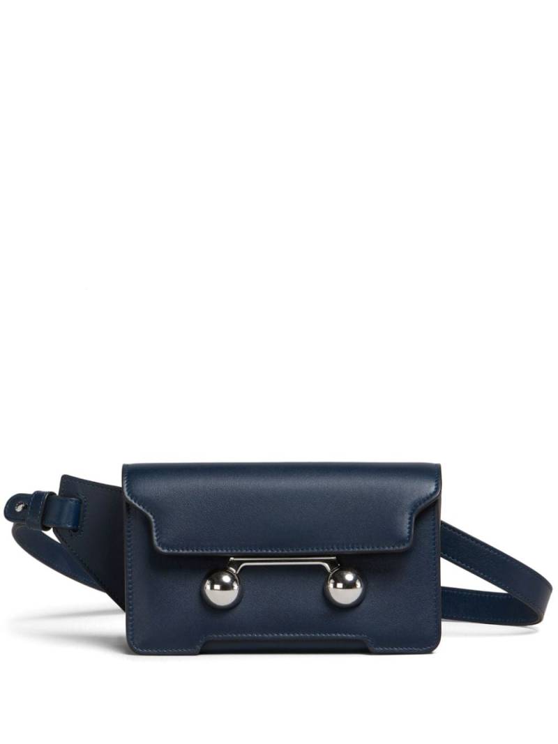 Marni Trunkaroo leather belt bag - Blue von Marni