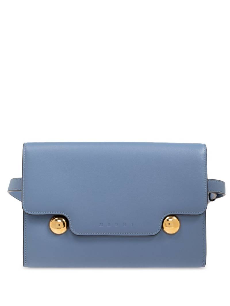 Marni Trunkaroo leather belt bag - Blue von Marni