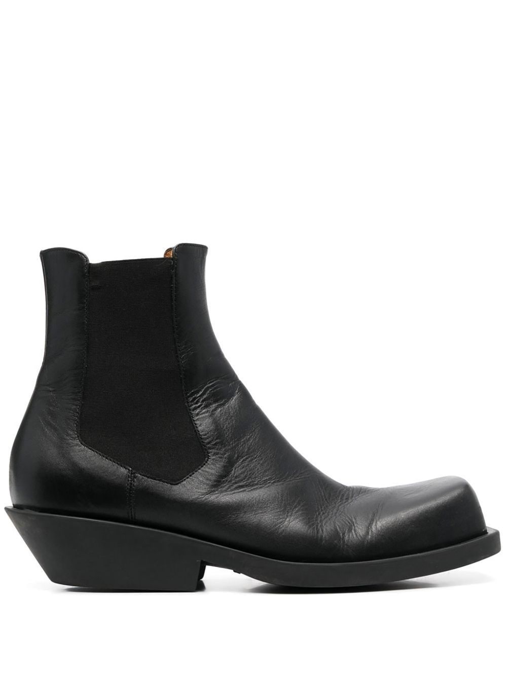 Marni black leather chelsea boots von Marni