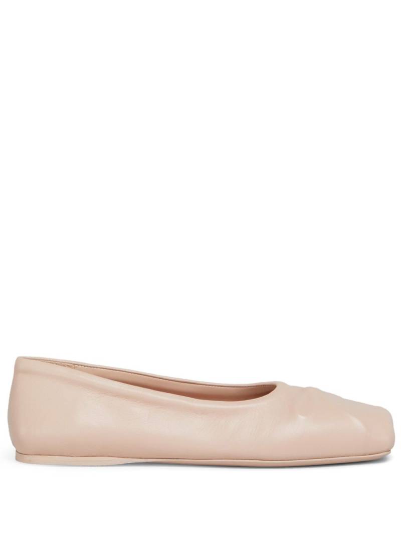 Marni bow-detail ballerina shoes - Pink von Marni