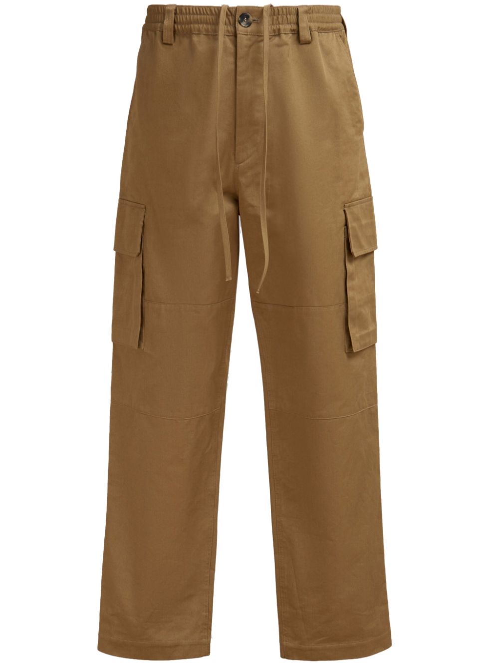 Marni cargo-pocket cotton trousers - Green von Marni