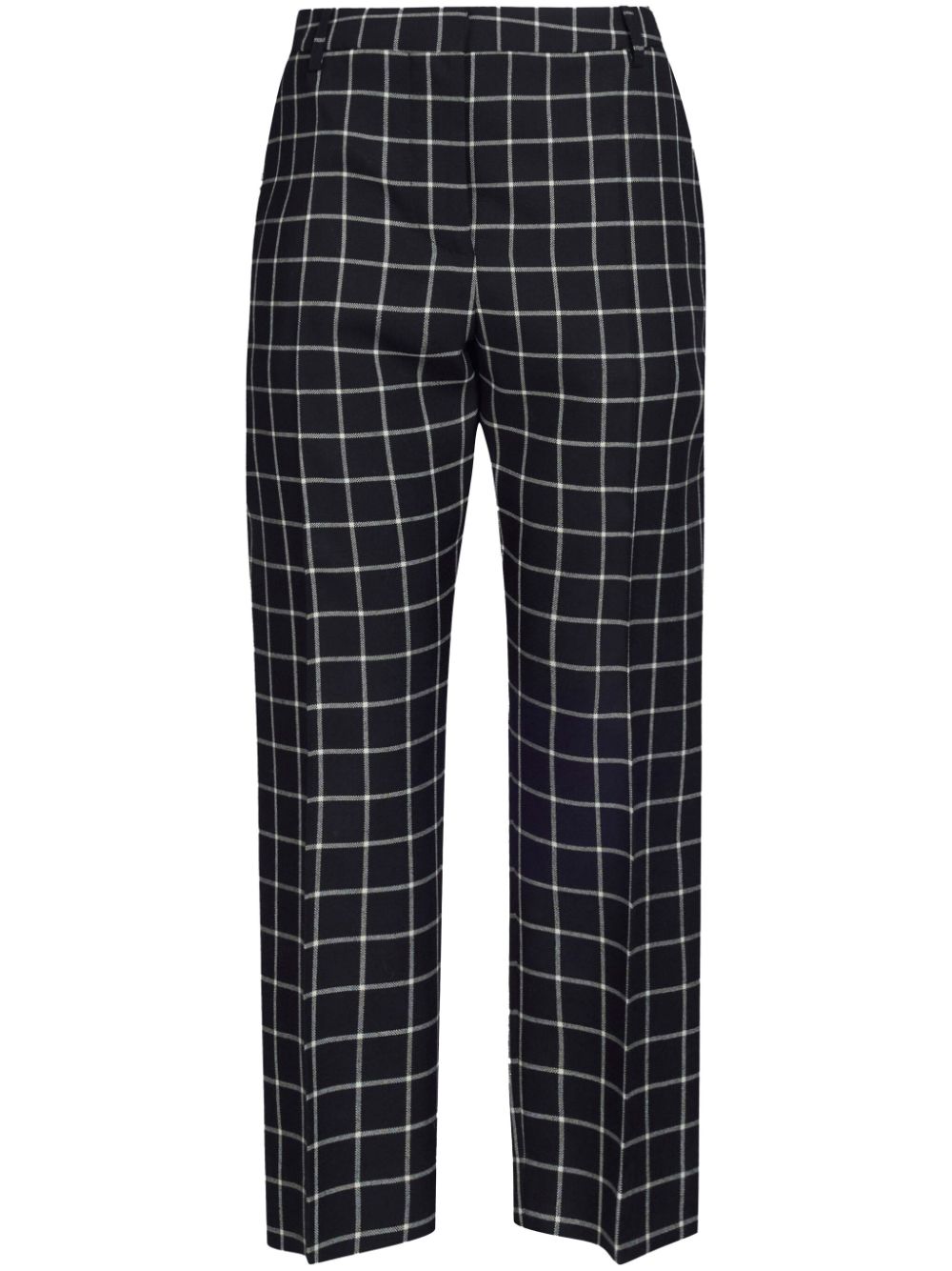 Marni checked wool trousers - Black von Marni