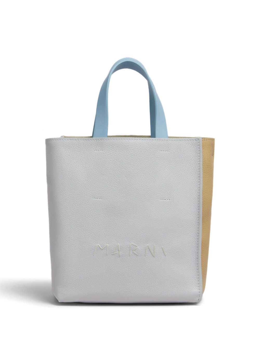 Marni contrasting tote bag - White von Marni