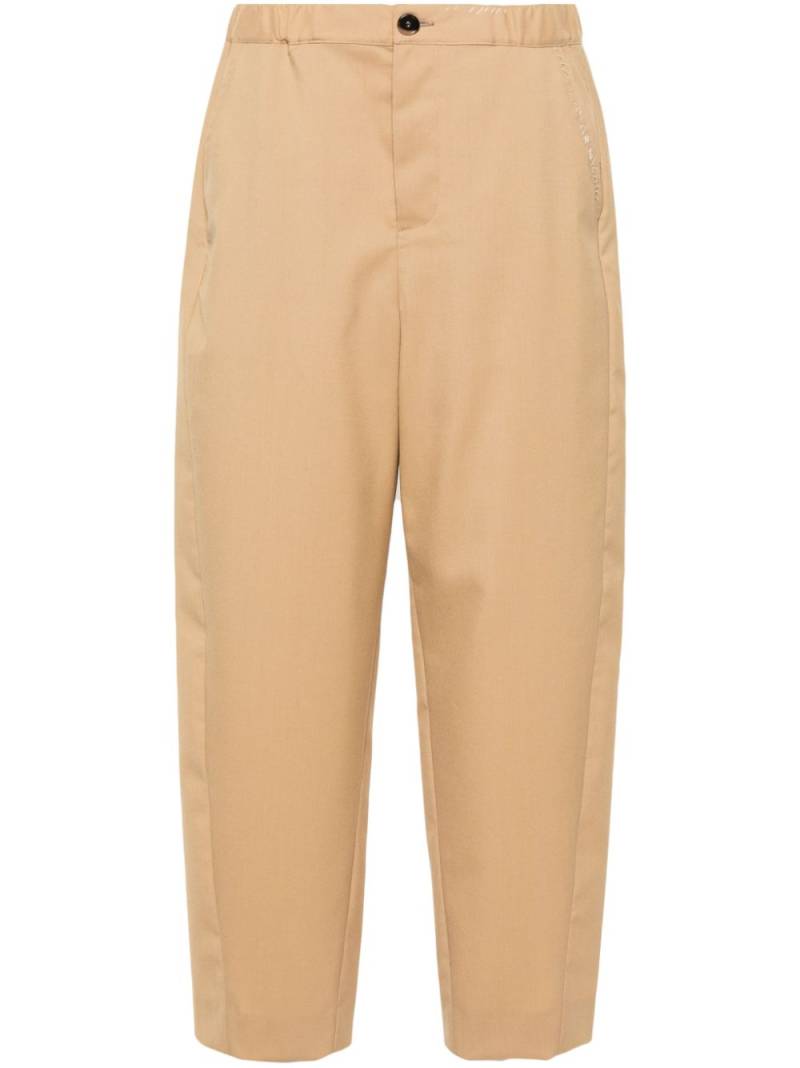 Marni cropped wide-leg trousers - Neutrals von Marni