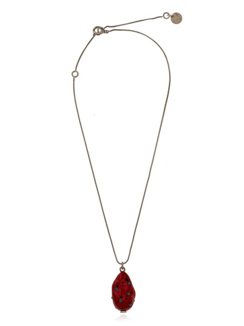 Marni crystal-embellished pendant necklace - Silver von Marni