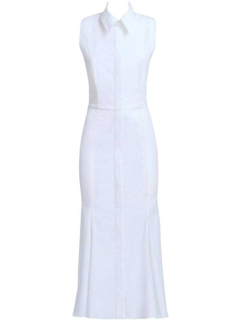 Marni cut-out midi shirt dress - White von Marni