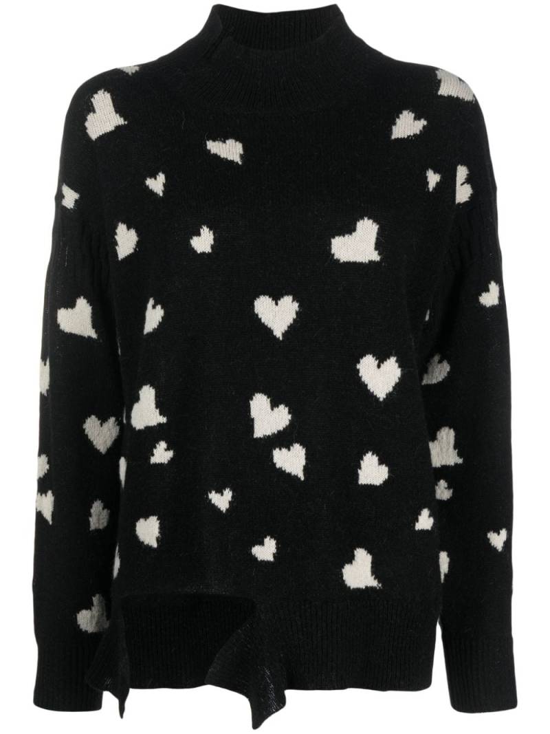 Marni distressed wool-blend jumper - Black von Marni