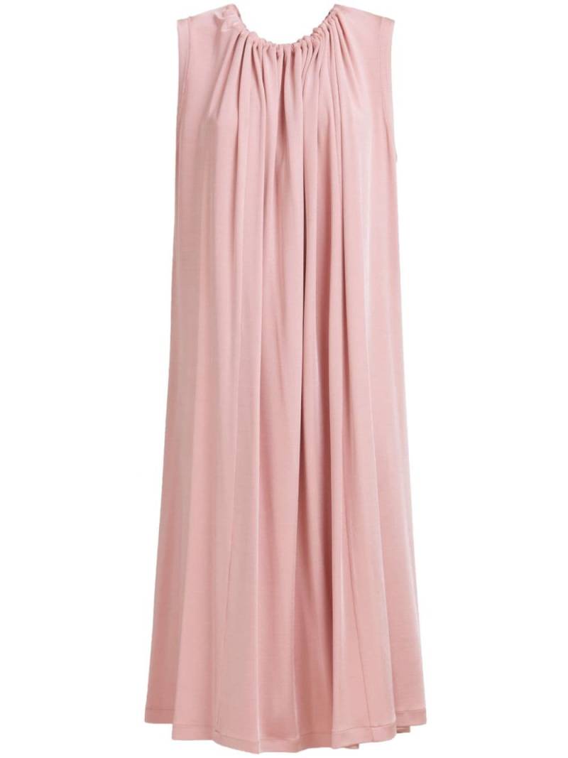 Marni draped midi shift dress - Pink von Marni