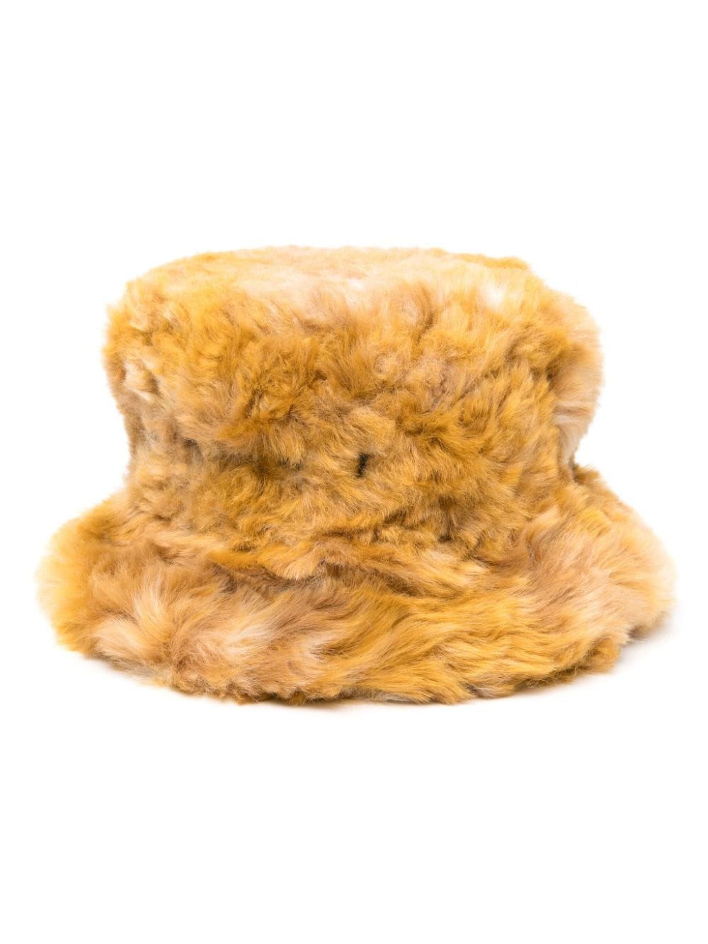 Marni faux-fur bucket hat - Yellow von Marni