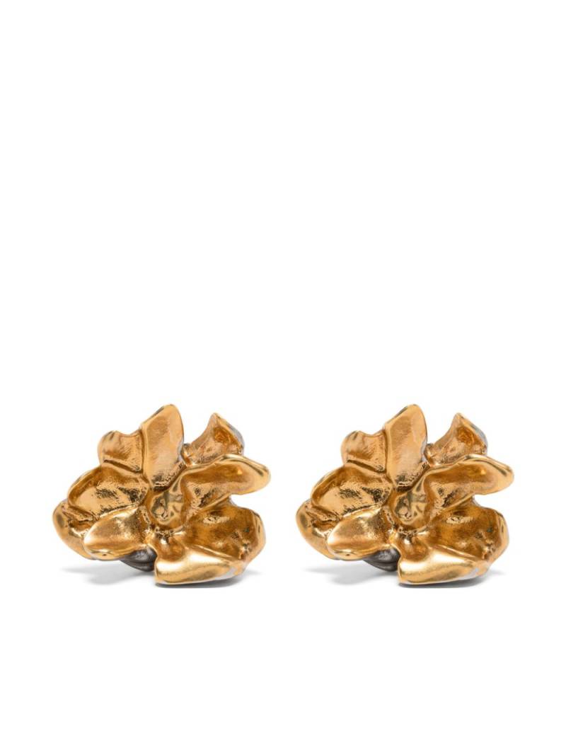 Marni floral-motif stud earrings - Gold von Marni